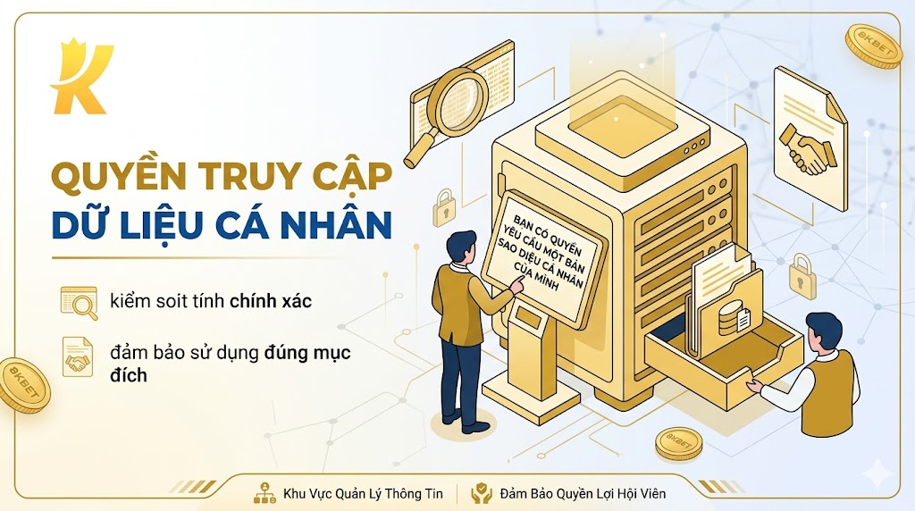 Quyền Truy Cập Dữ Liệu Cá Nhân - tôn trọng quyền riêng tư 8KBET